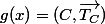 g(x)=(C,\overrightarrow {T_C})